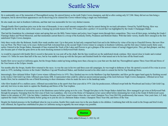 Horses/S/SeattleSlew screenshot