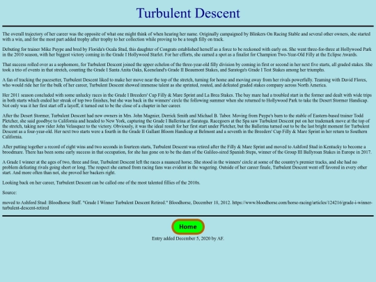 Horses/T/TurbulentDescent screenshot