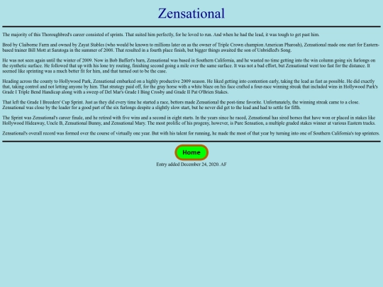 Horses/Z/Zensational screenshot