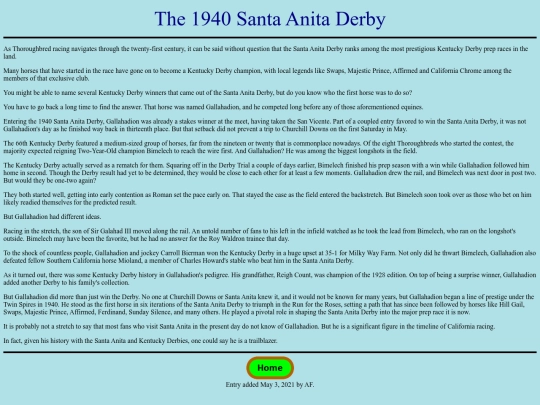 Races/1940s/1940SantaAnitaDerby screenshot