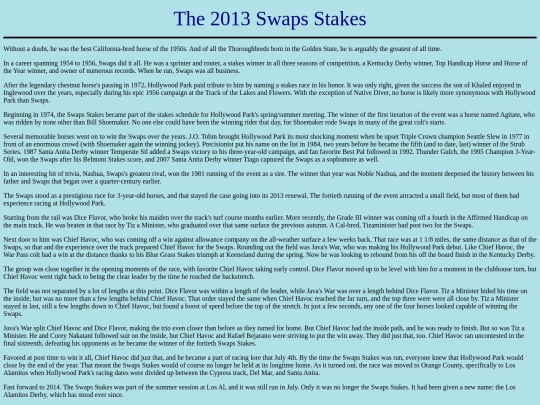 Races/2010s/2013SwapsStakes screenshot