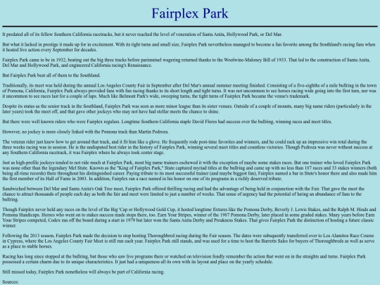 Racetracks/FairplexPark screenshot