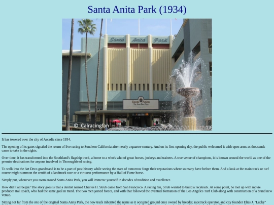 Racetracks/SantaAnitaPark1934 screenshot