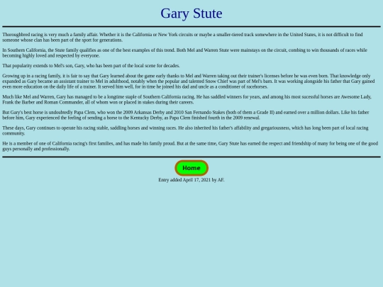 Trainers/S/GaryStute screenshot