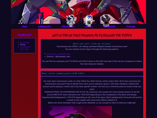 commissions_pricing screenshot