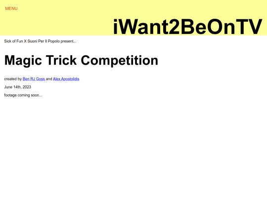 MagicTrickCompetition screenshot