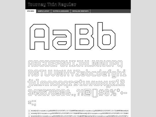 Tourney_font/tourney-variablefont_wdthwght-demo screenshot