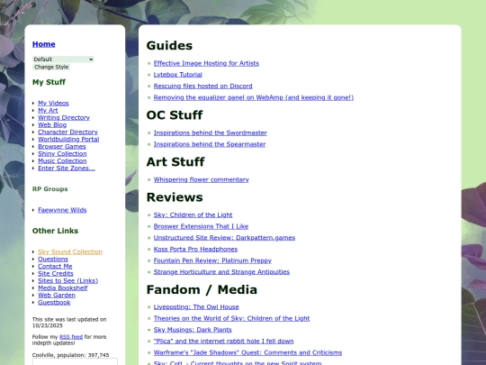 writings screenshot