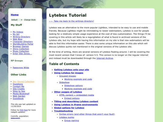 writings/guides/lytebox-tutorial screenshot