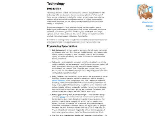 text/technology screenshot