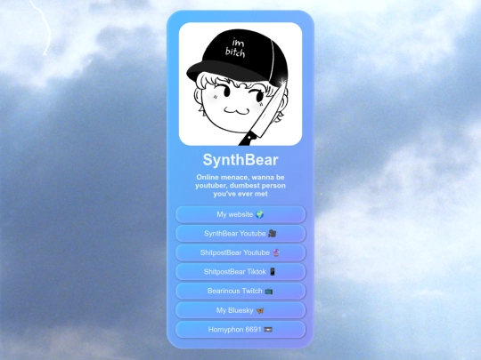 Socials screenshot