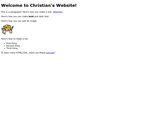 index screenshot