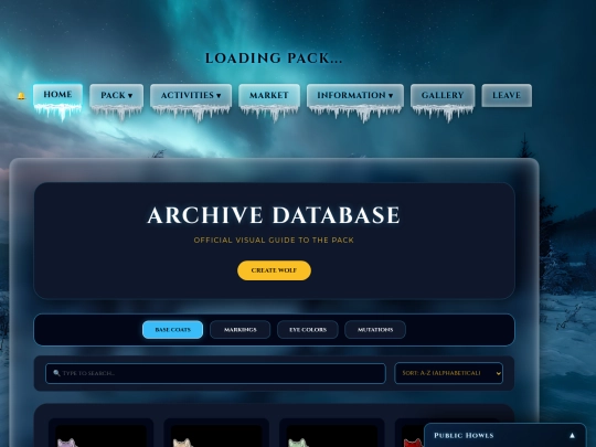 database screenshot