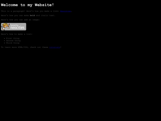 test screenshot