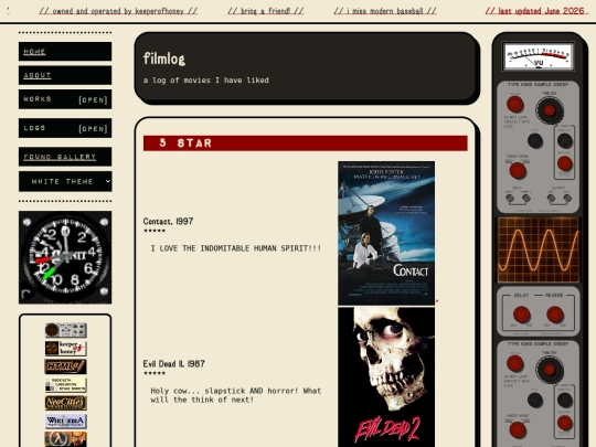 filmlog screenshot