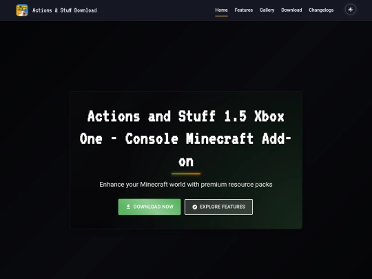 actions-and-stuff/1.5/actions-and-stuff-15-xbox-one-console-minecraft-add-on screenshot