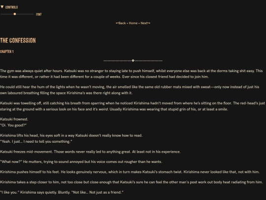 fanfic/confession-ch1 screenshot