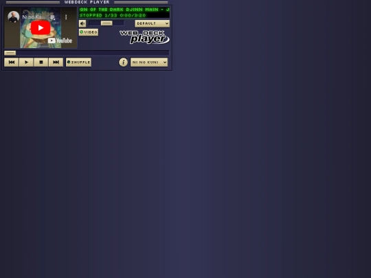 webdeck-player screenshot