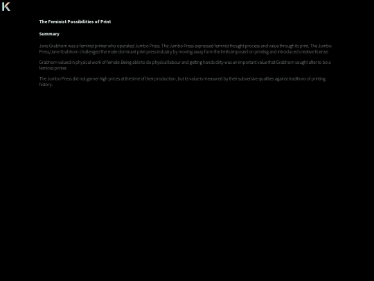 possibilities screenshot