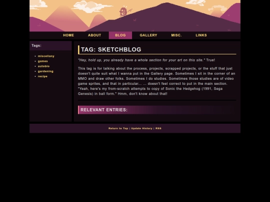 Blog/tags/sketchblog screenshot