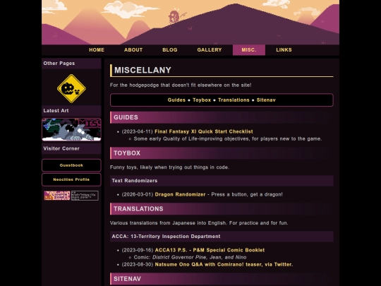 Misc screenshot