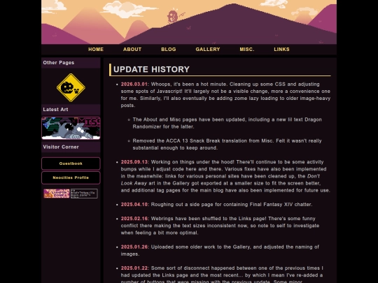 Updates screenshot