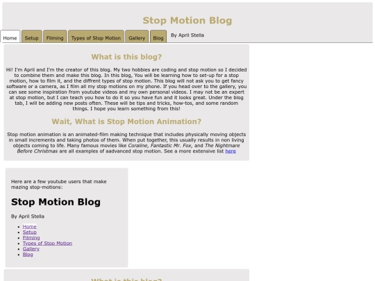 Websites_html/stopmotion screenshot