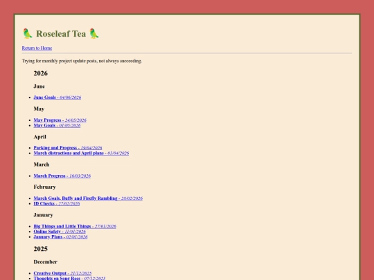 blog/home screenshot