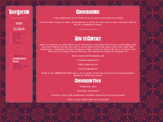 CommissionForm screenshot