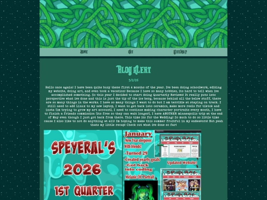 blog screenshot