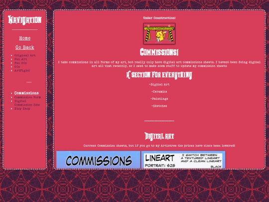 commissions screenshot