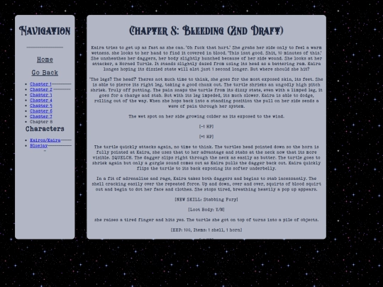 writing/SpiritHaven/Chapters/8-Bleeding screenshot