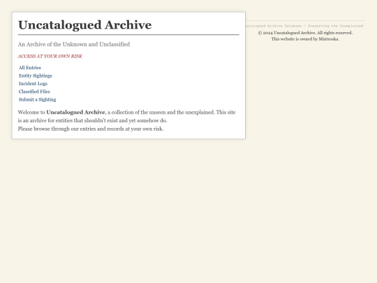 index screenshot