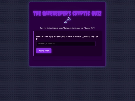 quiz screenshot