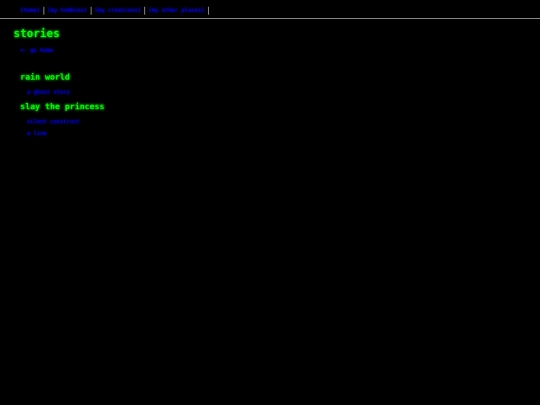 writings screenshot