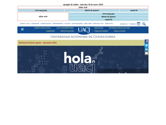 miercoles 28 de enero screenshot