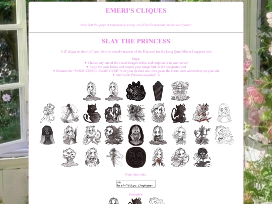cliques screenshot