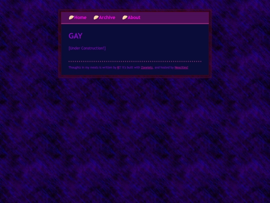 Blog/about screenshot