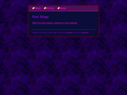 Blog/archive screenshot