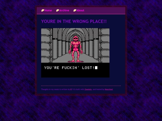 Blog/not_found screenshot