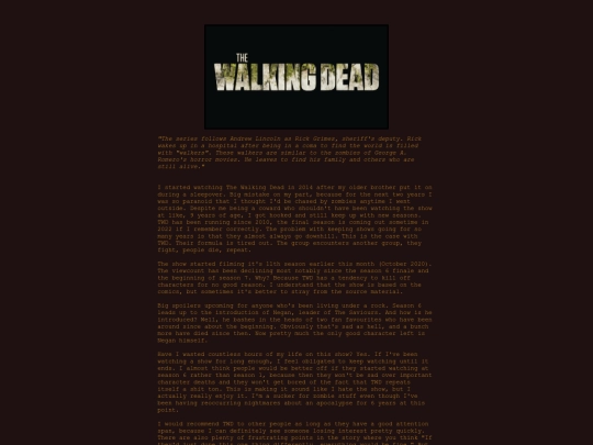 Pages/ShowReviews/TheWalkingDead screenshot
