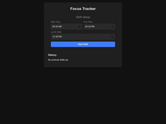 tracker screenshot