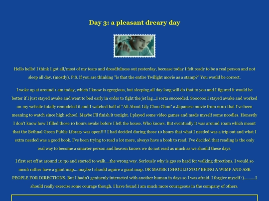 travel blog/day3 screenshot
