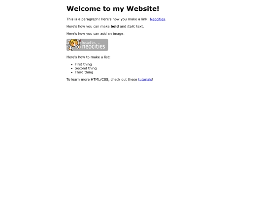 test screenshot