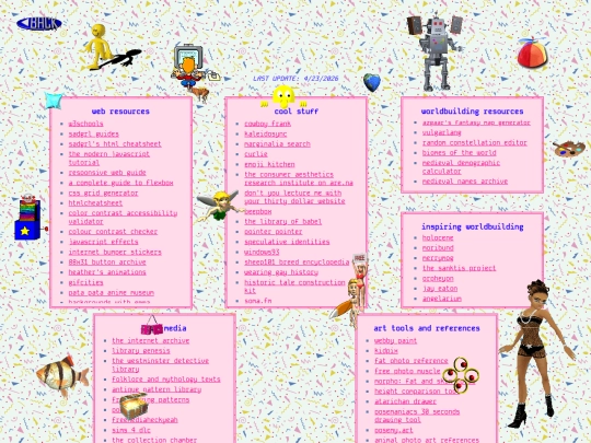 links screenshot
