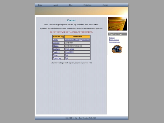 contact screenshot