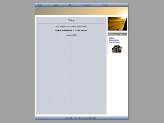 trips screenshot