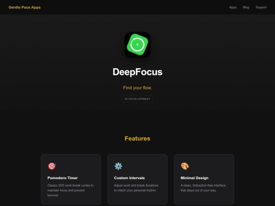deepfocus screenshot