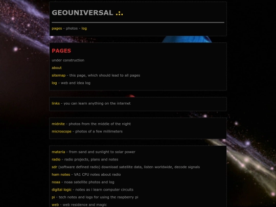 sitemap screenshot