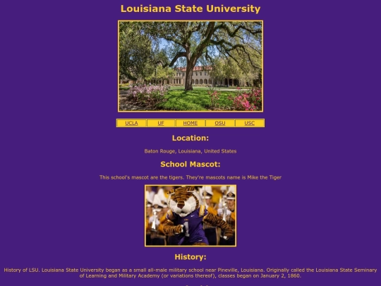 lsu screenshot